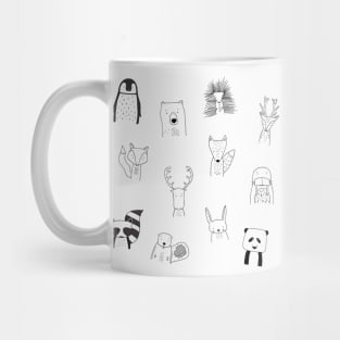 Woodland animals Mug